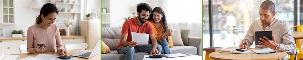 People looking at computer | Credit Score & More